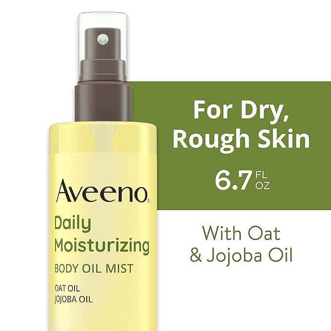 Aveeno Daily Moisturizing Dry Body Oil Mist with Oat and Jojoba Oil